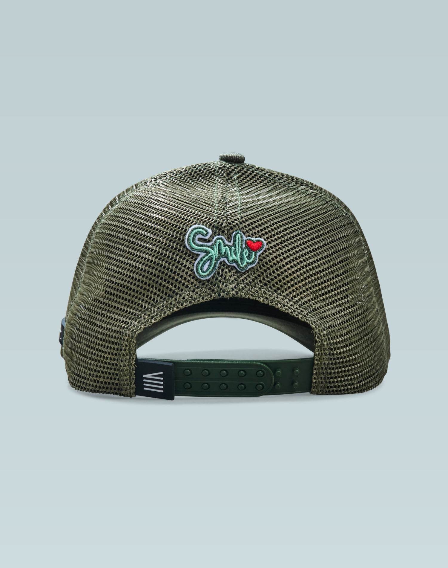 K- Emoticons Moss Green Denim Look Trucker Cap