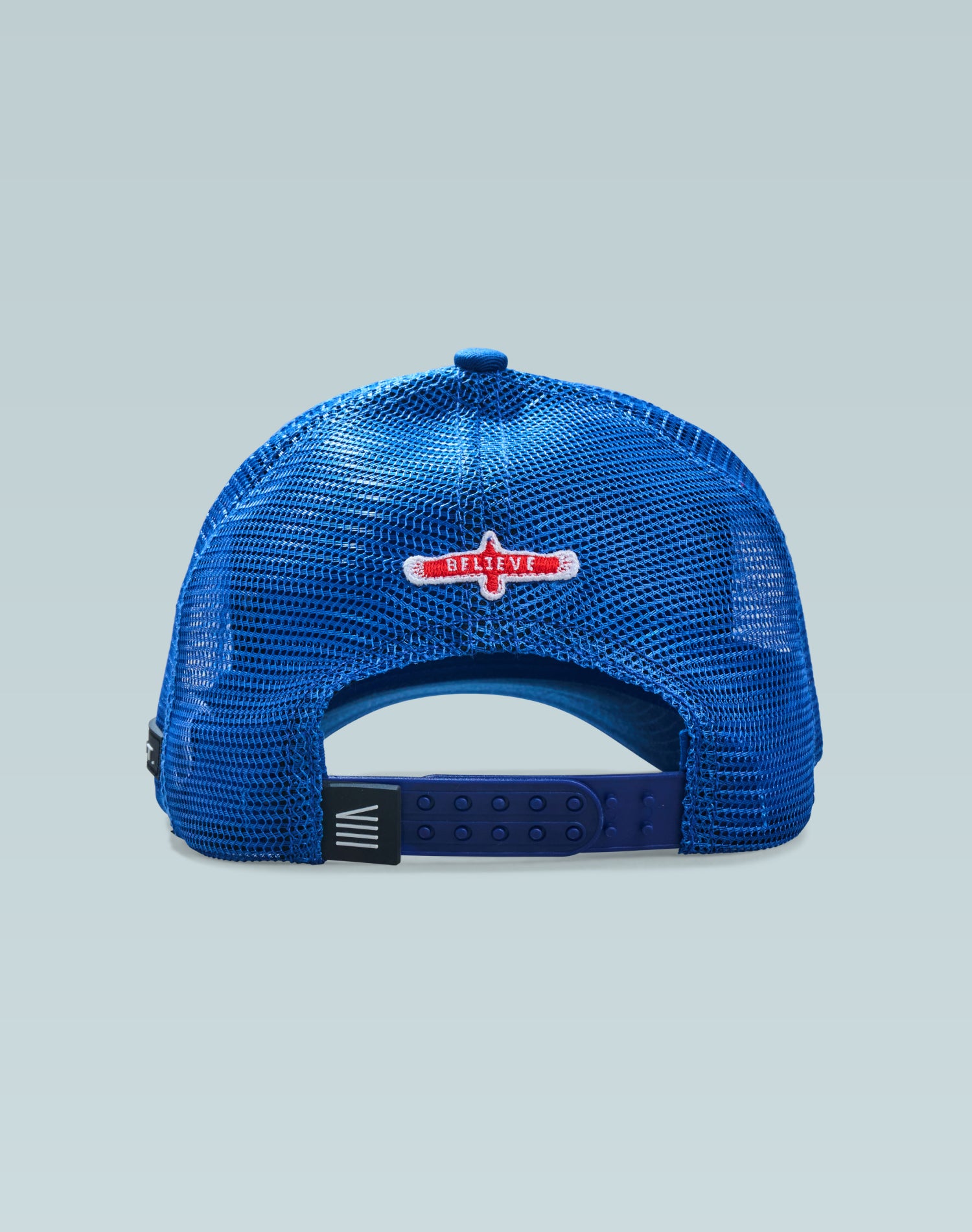 Resilient Blue Cotton Trucker Cap