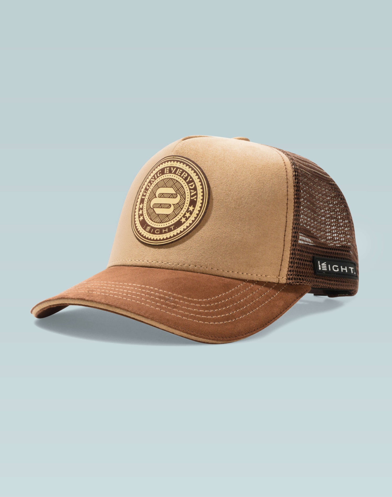 Thrill Brown Suede Trucker Cap