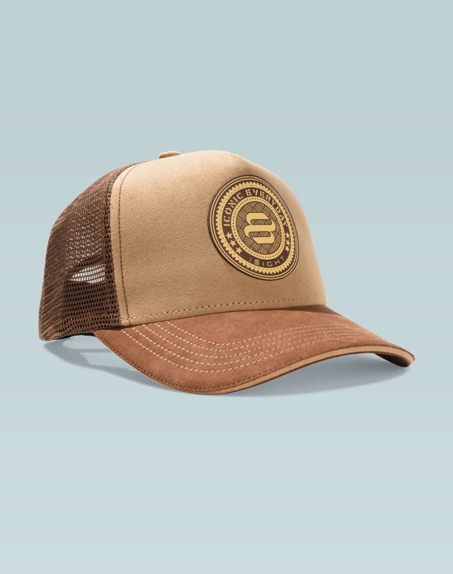 Thrill Brown Suede Trucker Cap