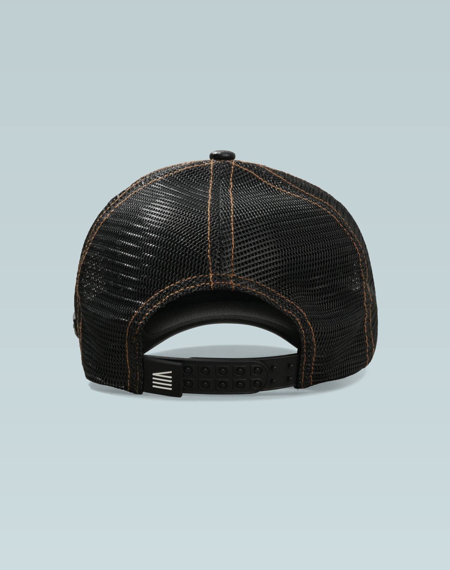 Aphrodite Brown Leather & Suede Trucker Cap