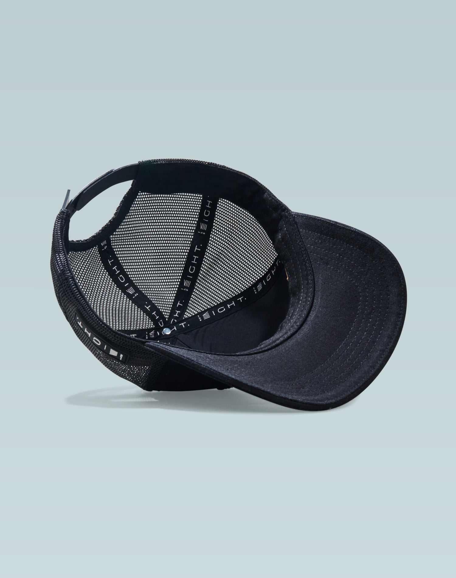 The ight Black Cotton Trucker Cap