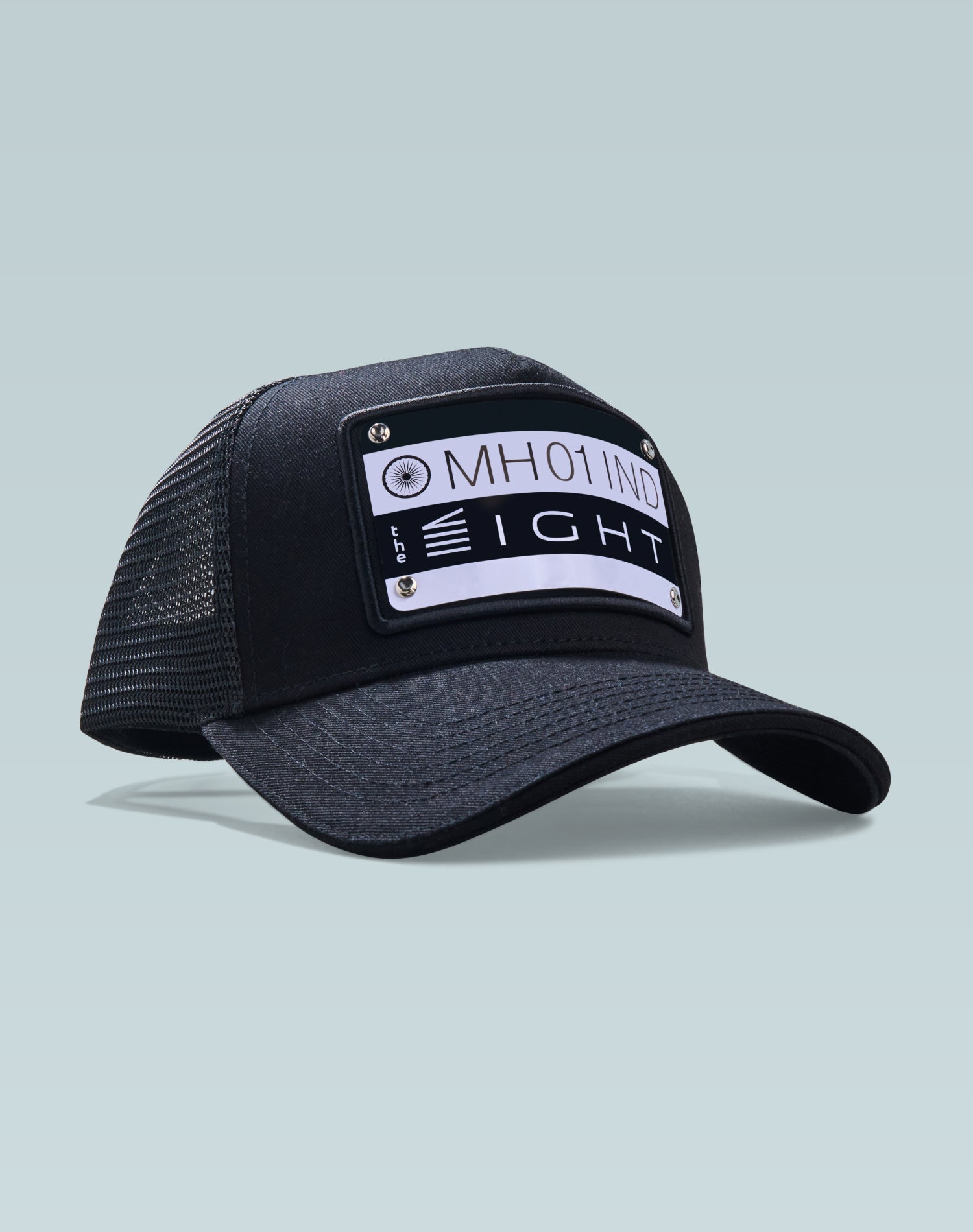 The ight Mumbai Edition Black Cotton Trucker Cap